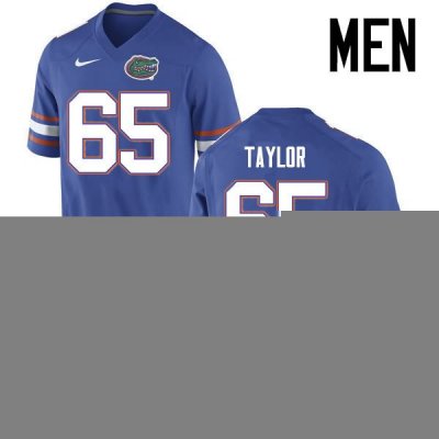 Men's Florida Gators #65 Jawaan Taylor NCAA Nike Blue Authentic Stitched College Football Jersey QAX6062TL